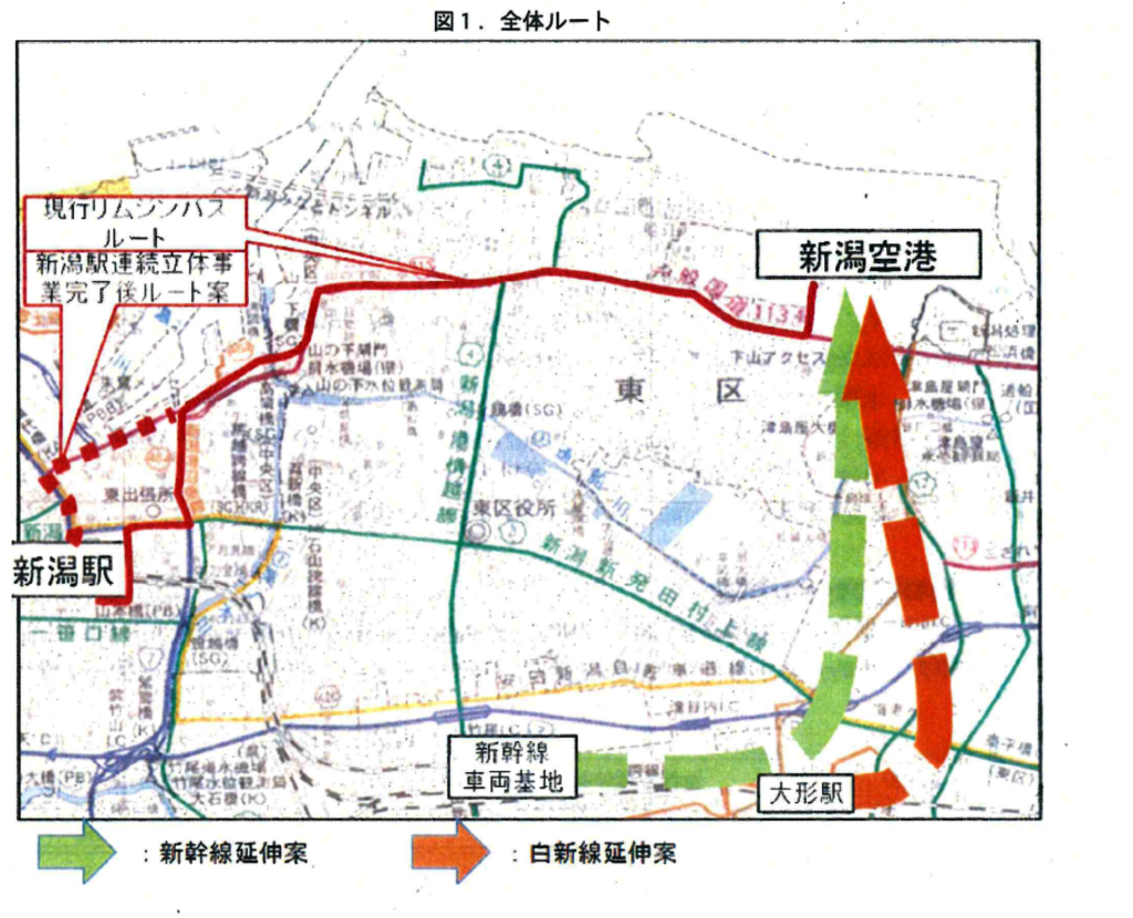 県が新潟空港への軌道系アクセスに関する調査結果を公表 新潟県内のニュース