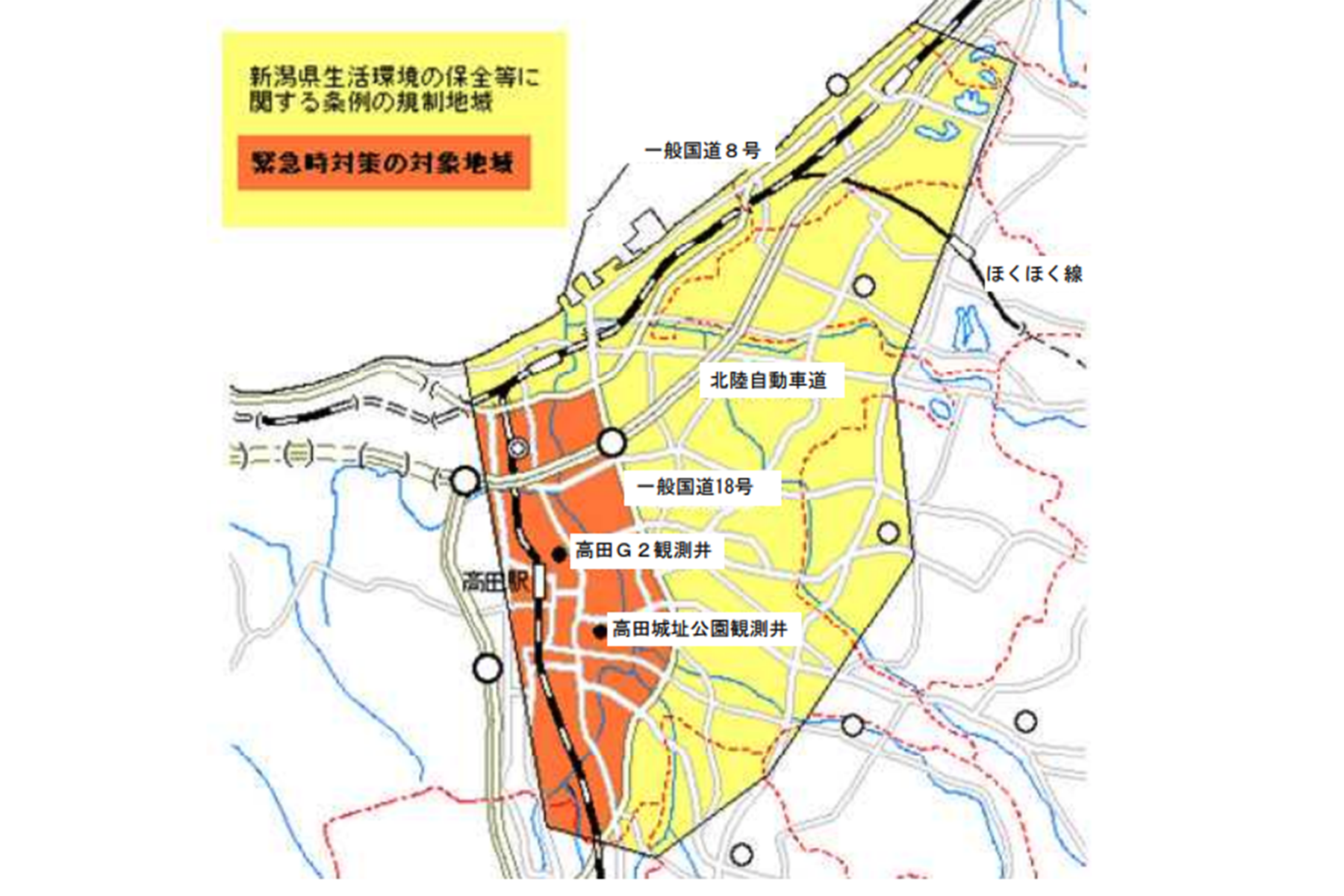 新潟県上越地域に「地盤沈下警報」を発令 - 新潟県内のニュース