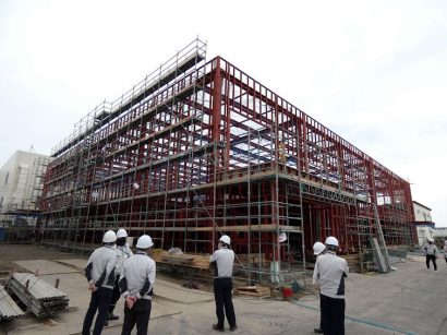 新潟電子工業株式会社（新潟市南区）が新工場増改築工事の進捗状況を公表