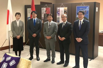 【万代島ビル17階に開設】福利厚生代行事業などのベネフィット・ワン（東京都）がBPOセンター開設、知事と新潟市長に報告