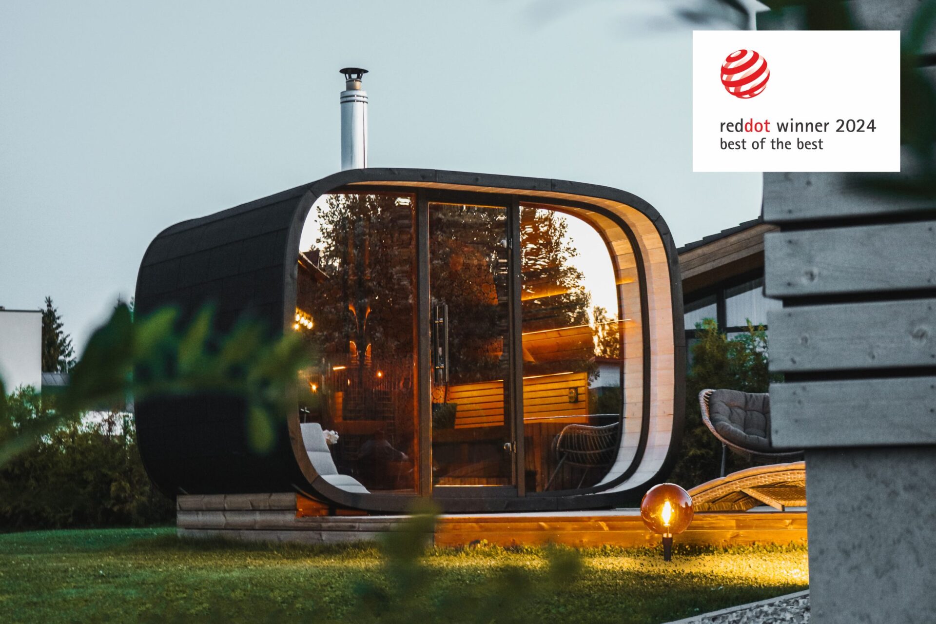 日本初上陸】北欧発ラグジュアリーサウナ「Round Cube Sauna」のサウナ