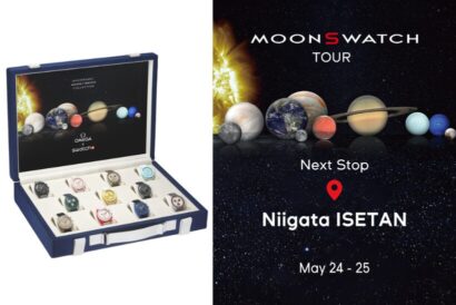 新潟伊勢丹でOMEGA×Swatch「MoonSwatchツアー」開催、5月24日・25日の2日間限定
