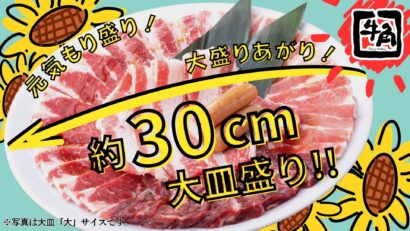 牛角、アプリ会員限定で3種クーポン配信　大皿盛り10%割引など