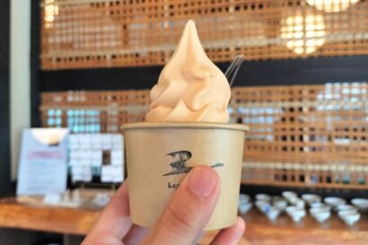 【キシャメシ 夏休み特集】＜真夏のひんやり甘味処＞LAGOON BREWERY（新潟市北区）の「新潟トマトソフト」