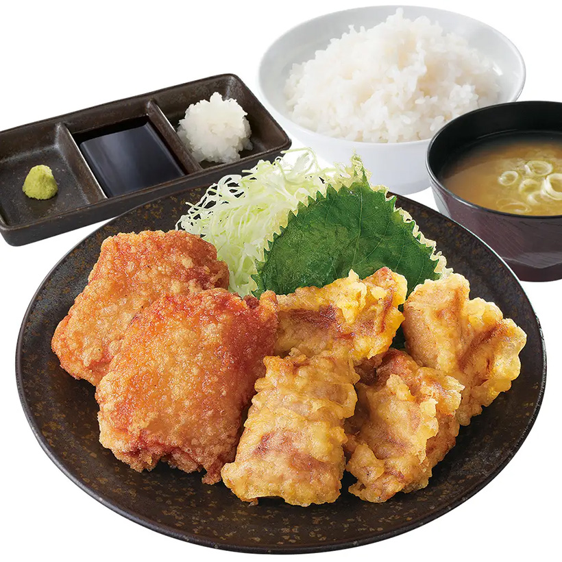 からやま　マグロ天定食