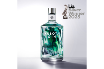 朝日酒造の「KUBOTA GIN」、デザインが世界に評価　ロンドン・インターナショナル・アワーズでシルバー賞