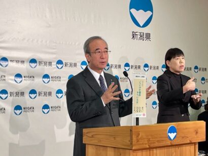 新潟県の花角知事が上越市新市長にコメント「県と市町村は車の両輪のようなもの、連携して課題に取り組んでいきたい」