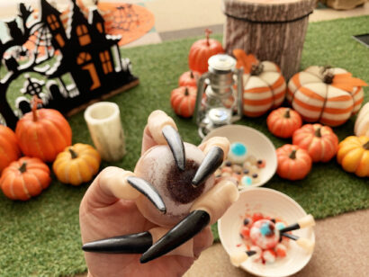 【戦慄が走る恐怖の風呂体験!?】新潟市と三条市の温泉施設2カ所でハロウィン風呂 目玉型入浴剤配布