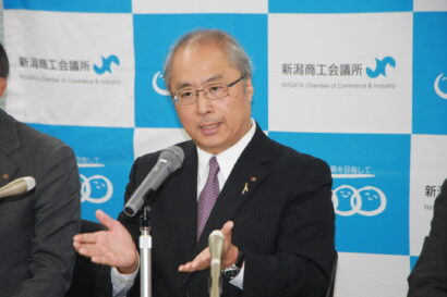 【エネルギーは国の課題】廣田幹人新潟商工会議所会頭が会見、再稼働に対してのスタンスを丁寧に説明