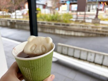 【キシャメシ年末年始SP】編集部厳選・新潟のアツアツグルメ　分水堂菓子舗のパンダしるこ