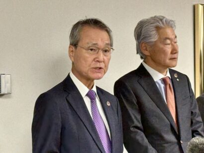 「敬意を表したい」経団連・筒井会長、柏崎刈羽原発視察後に花角知事と面会