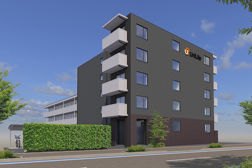 イワコンハウスの学生マンション(パース)