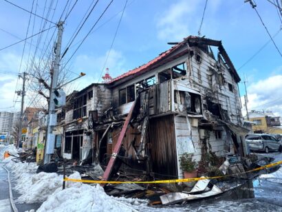 【続報】新潟市中央区春日町の火災により店舗兼住宅が全焼