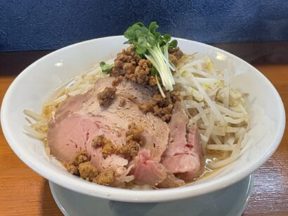 【キシャメシ】南魚沼市「麺処 清水」で冬限定・生姜味噌　静かに体が温まる一杯