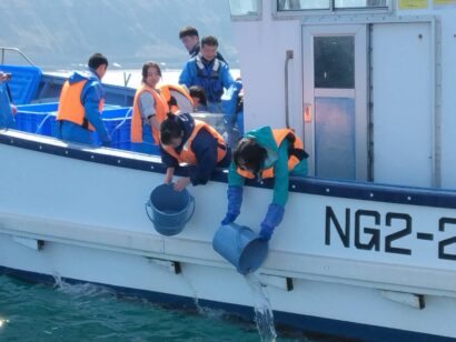 【記者ノート】県立海洋高校と近畿大学が“高大連携”で取組んで来たノドグロ種苗生産、同大が育てた稚魚1,500尾を日本海に放流！