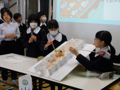 自由な発想で駅前ビル再生へ　附属長岡小で改装案発表（新潟県長岡市）