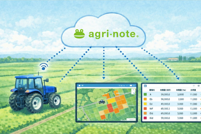 アグリノートアプリ　イメージ