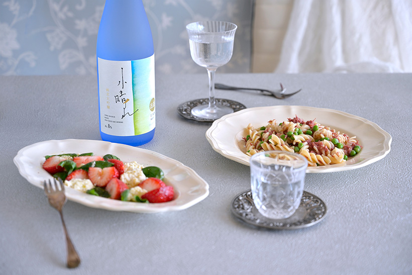 朝日酒造「小晴れ」と料理