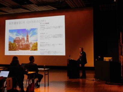 長生橋テーマに講演会　景観と機能の両立提起（新潟県長岡市）