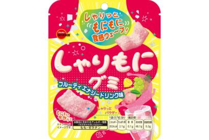【新商品】ブルボン、「しゃりもにグミ」に新味　3種果汁のエナジードリンク味を発売