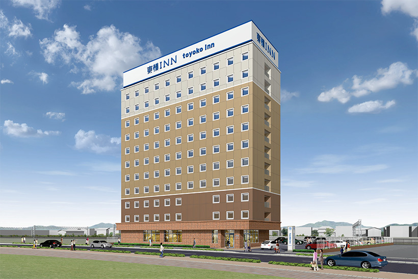 柏崎駅前に建設予定の東横INN　参考パース