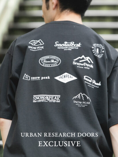 【毎シーズン好評】Snow Peak Apparel×URBAN RESEARCH DOORS別注Tシャツが7月3日発売