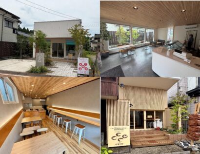 月岡温泉街に新たにリニューアルスペースが2店舗オープン、ジェラート専門店と福岡の「あのソウルフード」の店
