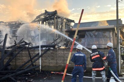 【続報】新潟市西蒲区で火災が発生し鎮火