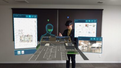 メガネ型XRグラスに対応　小柳建設、「Holostruction」の活用シーン拡大へ