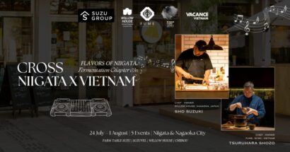 【新潟とベトナムの食文化をつなぐ国際交流プロジェクト】CROSS NIIGATA–VIETNAM第3弾が新潟市、長岡市で開催される