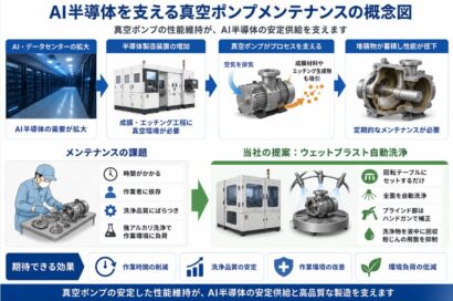 【真空ポンプ洗浄を自動化】マコー、半導体向け新装置発売