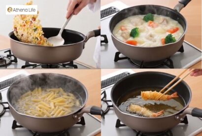 炒める・煮る・ゆでる、1台3役　コメリが深型フライパン発売