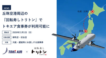 トキエアの食事券、札幌の回転寿しトリトンでも利用可能に　11月1日から
